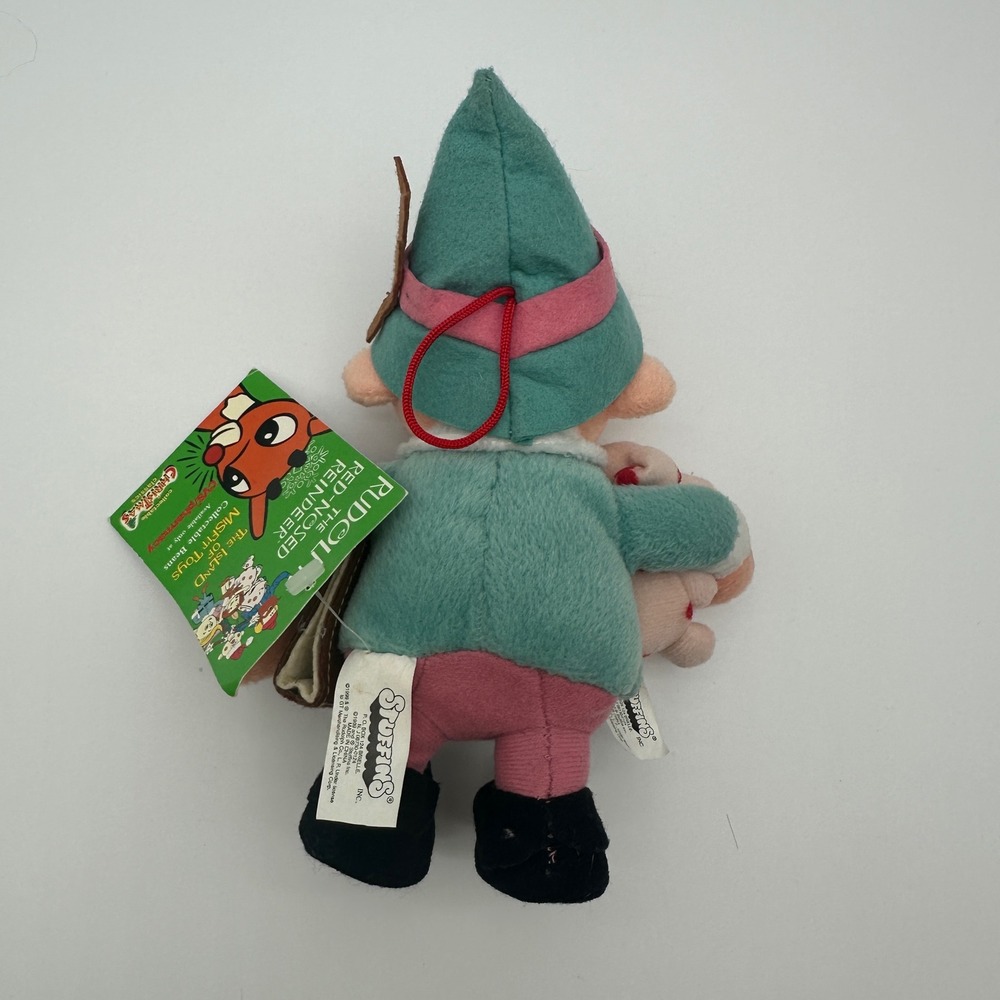 Stuffins Herbie the Elf Plush 1999 Rudolph Misfit Toys Spotted Elephant CVS 7.5" - Picture 8 of 13